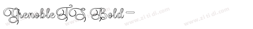 GrenobleTS Bold字体转换